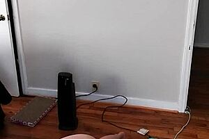 sexy bbw stretches big ass tits in morning naked yoga