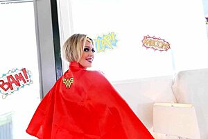 dee williams' huge tits milf deepthroats monster cock pov facefuck cum swallow