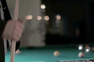 blonde milf here loving every inch of cock sucking