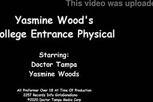 yo yasmine wood gets that intense tampa university entrance physical exam