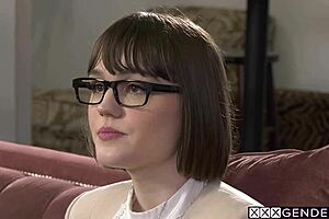 omg claire tenebrarum swallows huge cock after catching porn watcher 😈🍆