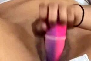 Watch me play with my tight little 18+ pussy using toys up close