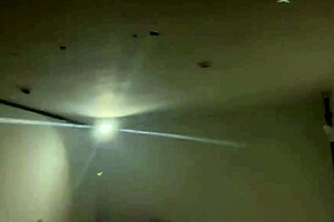 surprise gangbang after restaurant: three cocks double vaginal her