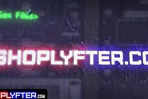 Nicole Luva's Shoplift Distraction Leads to Office Pussy Ride