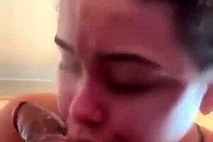 hey check this sloppy head on homemade big cock monster