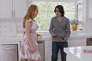 nickey huntsman milf brunette banging blowjob spitting mmf group sex for cash