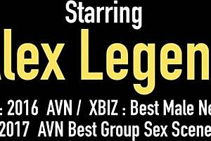 Muscled Studs Alex Legend In Intense Muscular Display