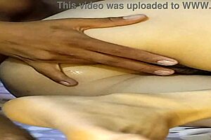 Intense first anal sex with fingering creampie and wild gaping orgasm.