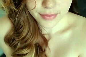 Kate's pregnant lactating tits tease in intense eye contact challenge