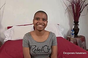 Casting desperate big tits BBW amateurs Asian redhead threesome for cash