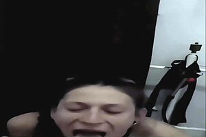 German teen slut roughly fucked spat on and ear-slapped