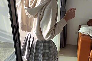 Blonde Babe's Irresistible Ass Gets Spanked Hard