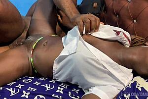 Her PUSSY SOAKS From Boob SUCKING