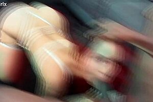 Latina's ass devours two cocks in dap piss fest