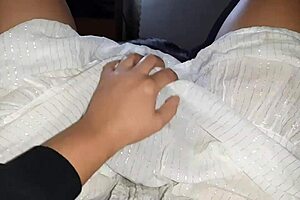 my shy girlfriend licks my pussy perfectly