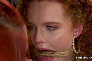 hey three redhead lesbians dive deep into anal threesome fun