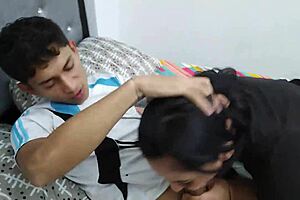 curvy latina gets fucked hard before roommate arrives