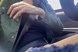 Artemisia Love flashes huge tits on solo car ride, wanna see?