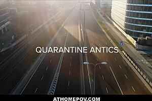 Quarantined Blonde Rebecca Vanguard Orgasms in Prank Boyfriend POV Sex