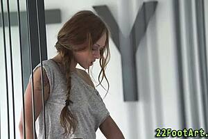 Babe Gives Steamy Footjob Then Gets Pounded Hard