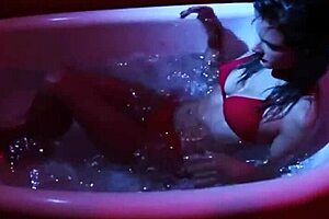 alessandra ambrosio teases stripping sexy latina babe undressing slow