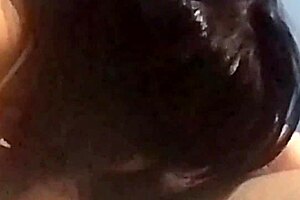 Imagine this mature slut sucking ass and cock till her pussy overflows with milk