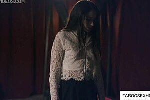 Teen Brunette Bends for Older Dom's Hardcore Commands