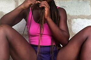 crazybitch rams dildo deep in pussy and asshole now!