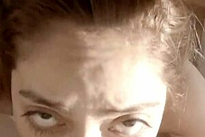 Watch my pretty petite teen eyes glaze over as I wet my young pussy for you