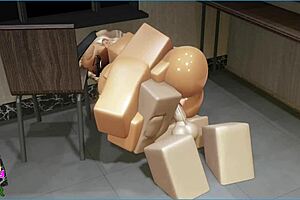 fucking candy on her break raw action!