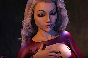 redhead opposites attract sharing one throbbing cock in wild 3some blowjob trailer