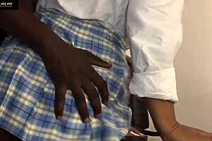 perfect chance slamming teacher sam alone in office doggystyle