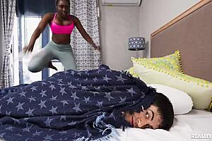 Playful prank escalates into steamy facesitting session reality kings