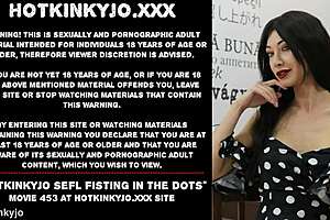 hotkinkyjo rams FIST deep in gaping ASSHOLE boldly