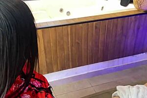 Ambar Prada's Sensual Massage Turns into Slutty Cowgirl Ride Cum Swallow