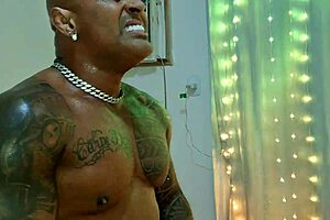 bbw bodybuilder neighbor's wife takes raw deepthroat cum in mouth 💦😩