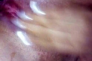 She indulges in private bathroom masturbation session