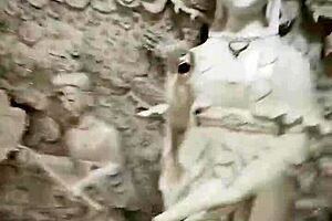 seeing chiang rai from big buddha statue eyes, thailand's crazy temples rock!