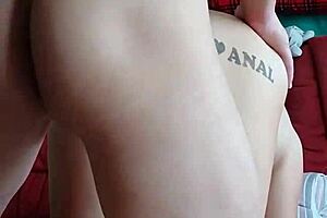 german milf sandra takes anal creampie deep