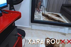 i rub myself hard in front of the mirror