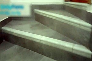 Curvy BBW Fucks Lover On Stairs Cuckold Watches