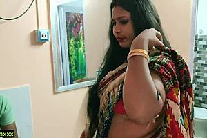 desi wife threesome: sharing pussy doggystyle bent over 😈🍆