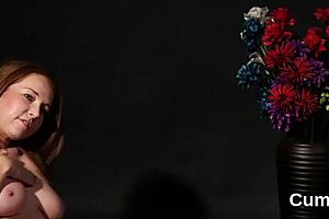 Peculiar centerfold craves that explosive bukkake facial swallow