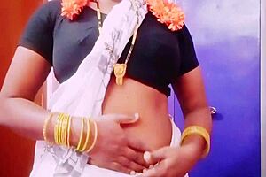 Desi housewife moans dirty Telugu talk while tailor fucks hard