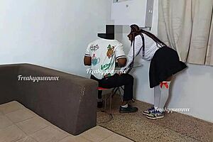 my teacher fucked me hard doggystyle cum on big tits action