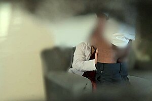 Nurse delivers intense hospital blowjob sucking doctors throbbing cock deep