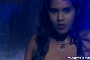 Seductive indian beauty dances nude teasing erotically