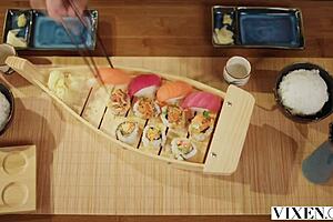 VIXEN curvy blonde gets STRETCHED by friend's BIG monster COCK deep!