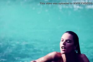 alessandra ambrosio teases stripping sexy latina babe undressing slow