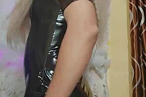 hey this hot ladyboy transsexual strokes me off so good